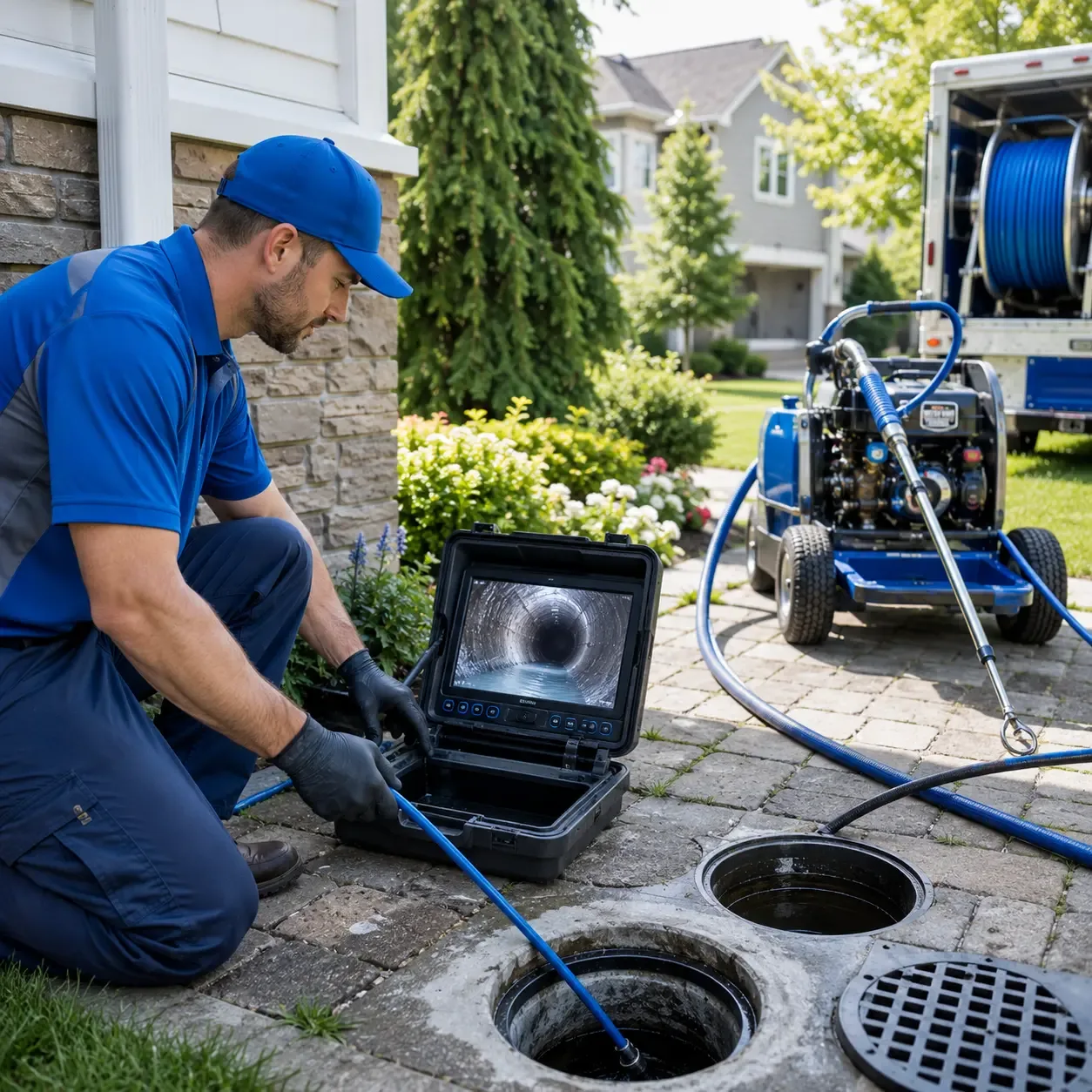 Outdoor drain cleaning professionals serving Strawberry, AR